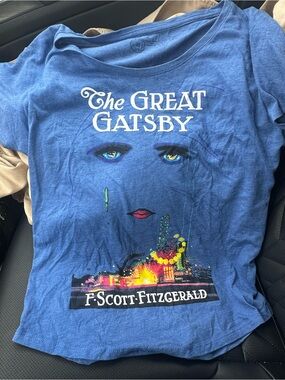 Out of Print Blue 'The Great Gatsby' Graphic Tee
